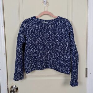 COS | Speckled Knit Cropped Sweater Size Small